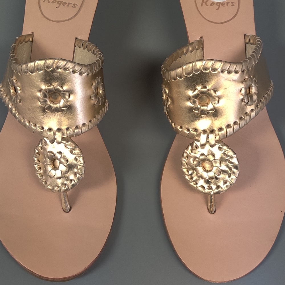 Jack Rogers tong flats New